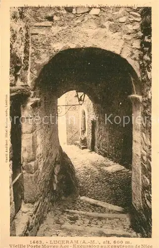 Luceram Vieille Porte Moven Age Excursion aux environs de Nice Luceram