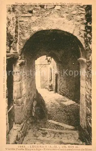 Luceram Vieille Porte Moyen Age Excursion aux environs de Nice Luceram