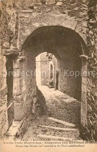 Luceram Vieille Porte Moyen Age Excursion aux environs de Nice Luceram