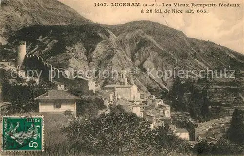 Luceram Les Vieux Remparts feodaux Luceram