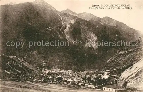 Fourneaux_Modane Vue generale Le Fort du Replaton Fourneaux Modane