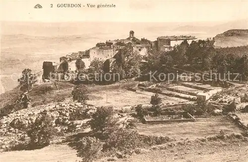 Gourdon_Alpes Maritimes Vue generale Gourdon Alpes Maritimes