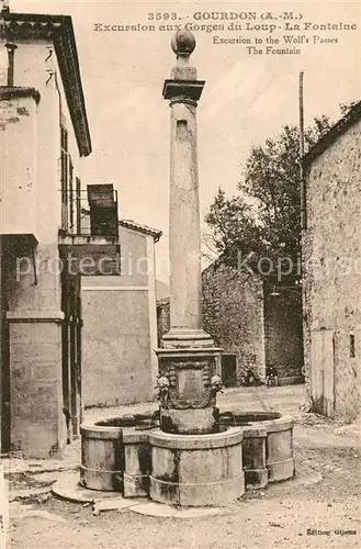 Gourdon_Alpes Maritimes Excursion aux Gorges du Loup La Fontaine Gourdon Alpes Maritimes