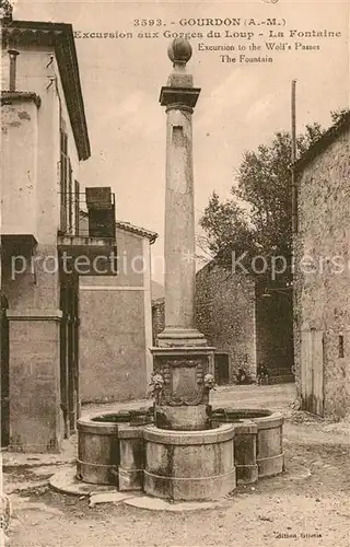Gourdon_Alpes Maritimes Excursion aux Gorges du Loup La Fontaine Gourdon Alpes Maritimes