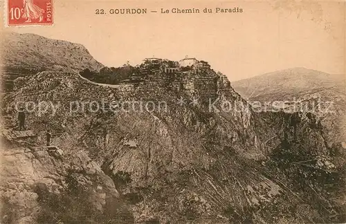 Gourdon_Alpes Maritimes Le Chemin du Paradis Gourdon Alpes Maritimes