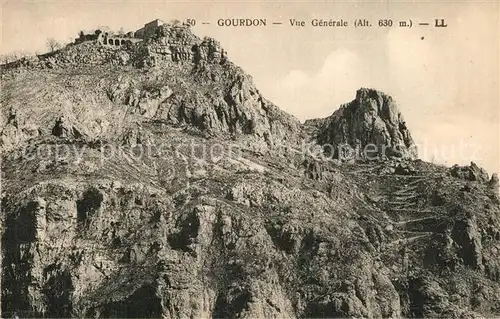 Gourdon_Alpes Maritimes Vue generale Gourdon Alpes Maritimes
