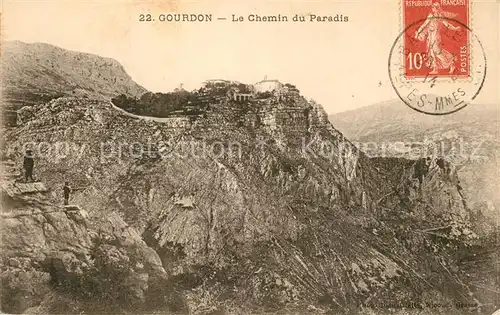 Gourdon_Alpes Maritimes Le Chemin du Paradis Gourdon Alpes Maritimes