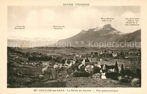 Challes les Eaux La Reine du Soufre Vue panoramique Challes les Eaux