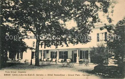 Challes les Eaux Hotel Beausejour Grand Parc Garage Challes les Eaux