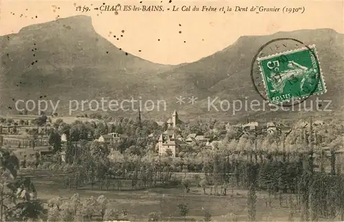 Challes les Eaux Le Col du Frene et la Dent de Granier Challes les Eaux