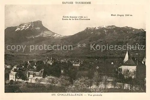 Challes les Eaux Vue generale Challes les Eaux