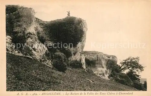 Angouleme Les Rochers de la Vallee des Eaux Claires a Chamoulard Angouleme