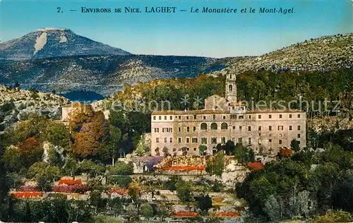 Laghet Le Monastere et le Mont Agel Laghet