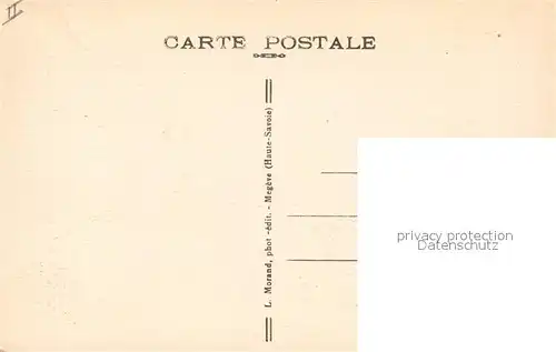 Flumet Vue generale et le Mont Blanc Flumet