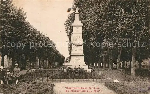 Rozoy_en_Brie Le Monument aux Morts Rozoy_en_Brie