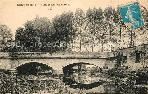 Rozoy_en_Brie Pont et Riviere d Yeres Rozoy_en_Brie