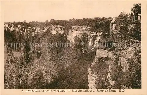 Angles sur l_Anglin Villa des Cailloux et Rocher de Dousse Angles sur l_Anglin