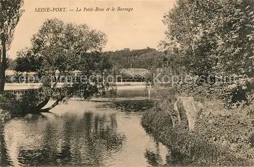 Seine Port Le Petit Bras et le Barrage Seine Port