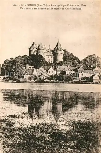 Combourg Le Magnifique Chateau et lEtan Ce Chateau illustre par le sejour de Chateaubriand Combourg