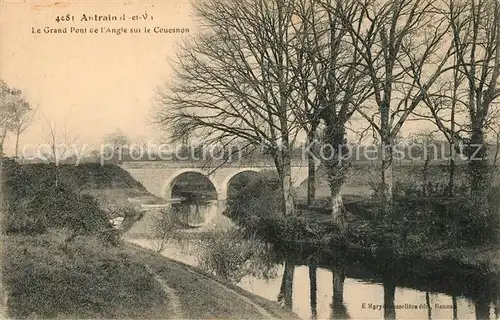 Antrain Le Grand Pont ce lAngle sur le Couesnon Antrain