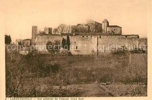 Larressingle Vue generale du Chateau Larressingle