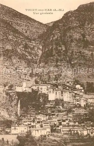 Touet sur Var Vue generale Touet sur Var