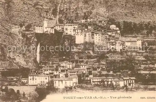 Touet sur Var Vue generale Touet sur Var