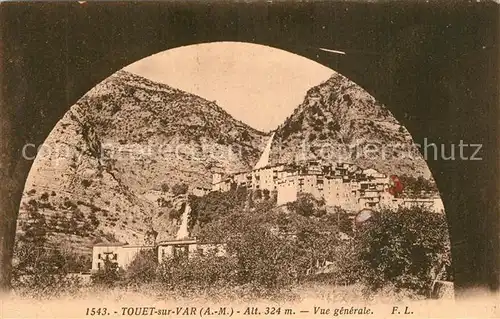 Touet sur Var Vue generale Touet sur Var