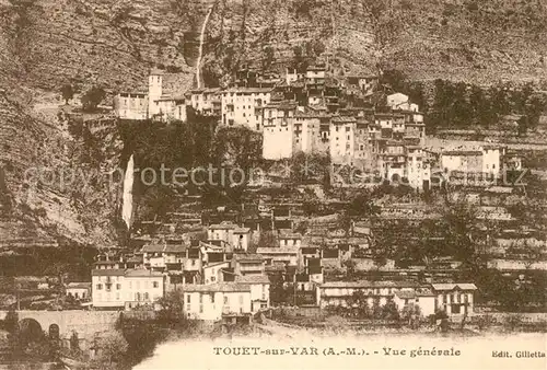 Touet sur Var Vue generale Touet sur Var