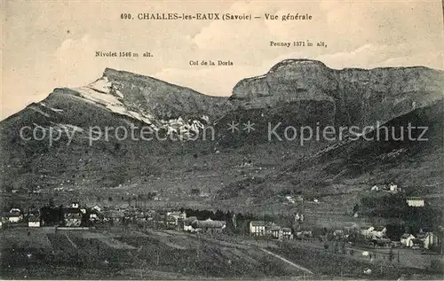 Challes les Eaux Vue generale Challes les Eaux