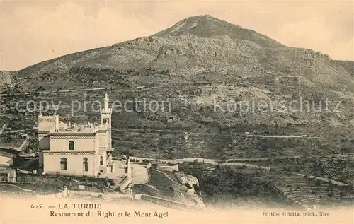 La_Turbie Restaurant du Righi et le Mont Agel La_Turbie