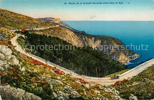 Nice_Alpes_Maritimes Route de la Grande Corniche Nice_Alpes_Maritimes