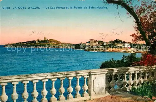 Saint Jean Cap Ferrat et la Pointe de Saint Hospice Saint Jean Cap Ferrat