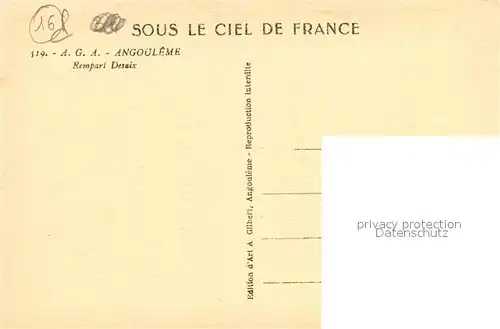 Angouleme Rempart Desaix Angouleme