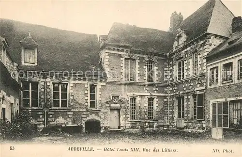 Abbeville_Somme Hotel Louis XIII Rue des Lilliers Abbeville_Somme