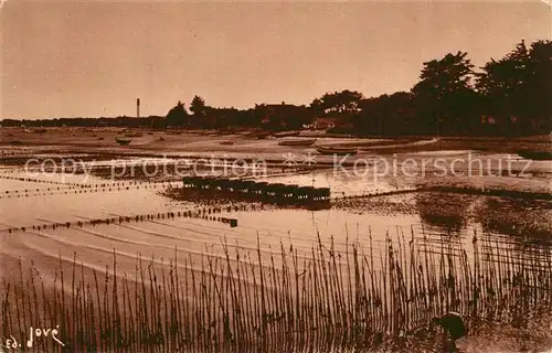Cap Ferret La plage cote bassin Les parcs a huitres Cap Ferret