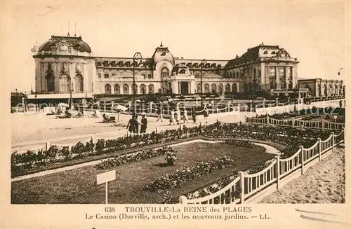 Trouville sur Mer La Reine des Plages Le Casino et les nouveaux jardins Trouville sur Mer