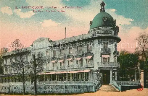 Saint Cloud_Hauts de Seine Le Parc Le Pavillon Bleu Saint Cloud