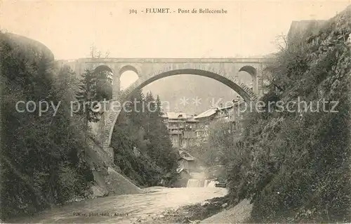 Flumet Pont de Bellecombe Flumet