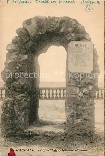 Saint Raphael_Var Fragment de lAqueduc Romain Saint Raphael Var
