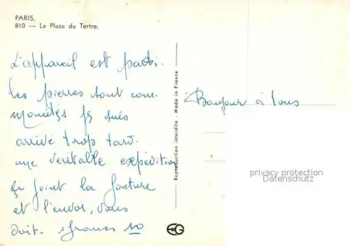 Paris Place du Tertre Paris