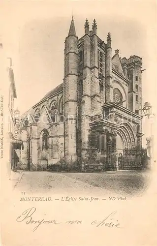 Montereau Fault Yonne Eglise Saint Jean Montereau Fault Yonne