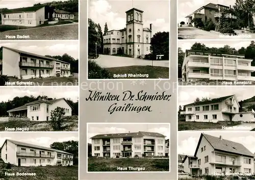 Gailingen Kliniken Dr. Schmieder Gailingen