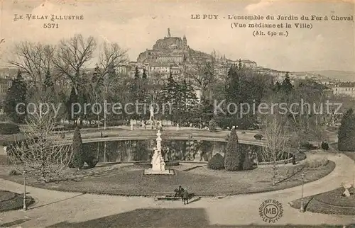 Le_Puy en Velay Jardin du Fer a Cheval Le_Puy en Velay