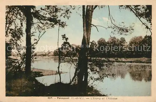 Paimpont Etang et l Abbaye Paimpont