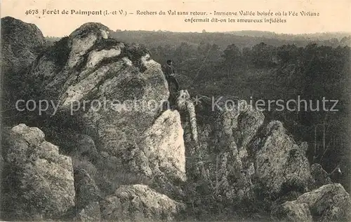 Paimpont Foret de Paimpont Rochers Vallee Paimpont