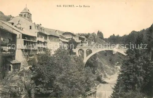 Flumet Le Ravin Pont Flumet