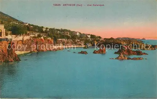 Antheor Une calanque Cote d Azur Antheor