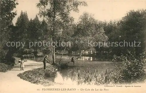Plombieres les Bains_Vosges Un coin du lac du parc Plombieres les Bains