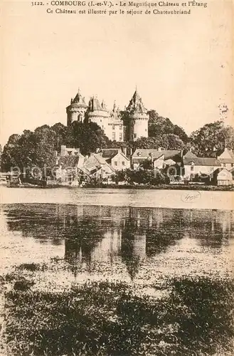 Combourg Etang Chateau Combourg